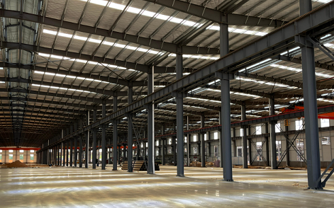 重型钢结构可用于大跨度工业厂房、大型仓库的建造！